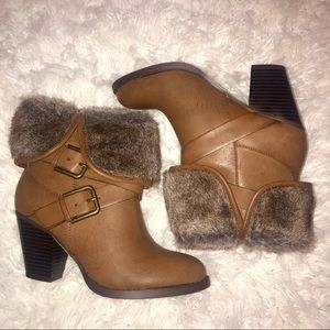 JustFab Brown McKinley Boots